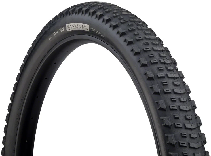 mountain bike tires for deep mud-Teravail Coronado Tire - 29 x 2.8 Tubeless Folding BLK Durable Fast Compound