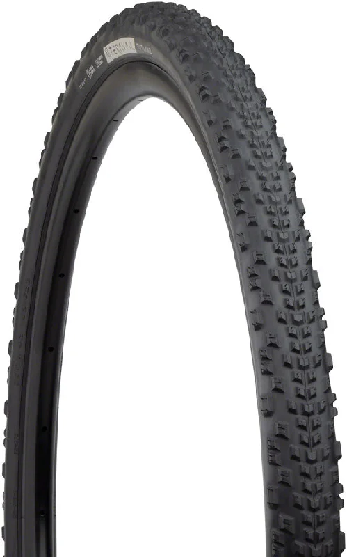 cycling rain gear for wet weather-Teravail Rutland Tire - 700 x 42 Tubeless Folding Black Durable