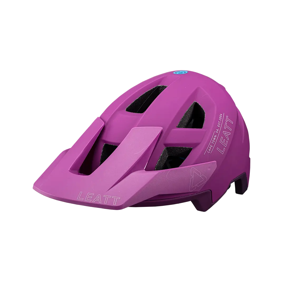 mountain bike tires for winter riding-Leatt AllMtn 2.0 MTB Helmet - Purple - 2024