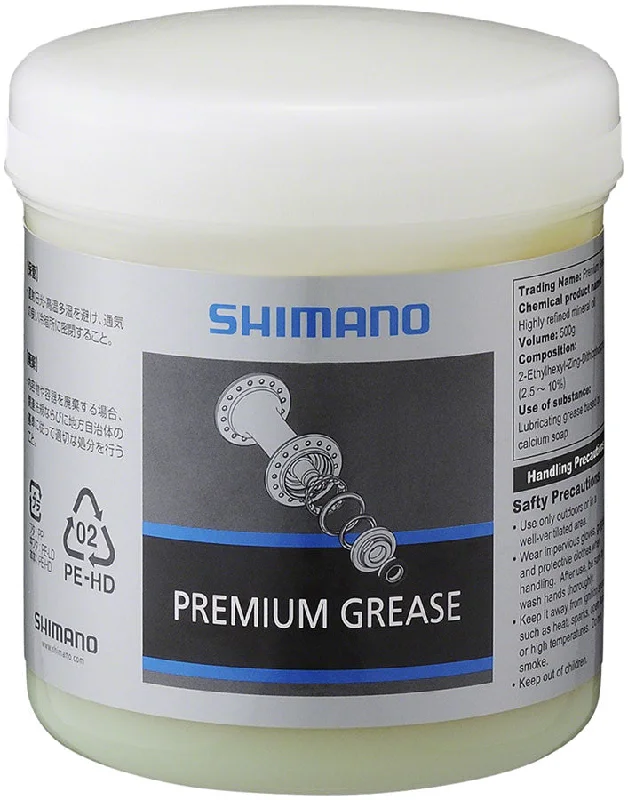 cycling booties for winter weather-Shimano Premium Grease - 500g