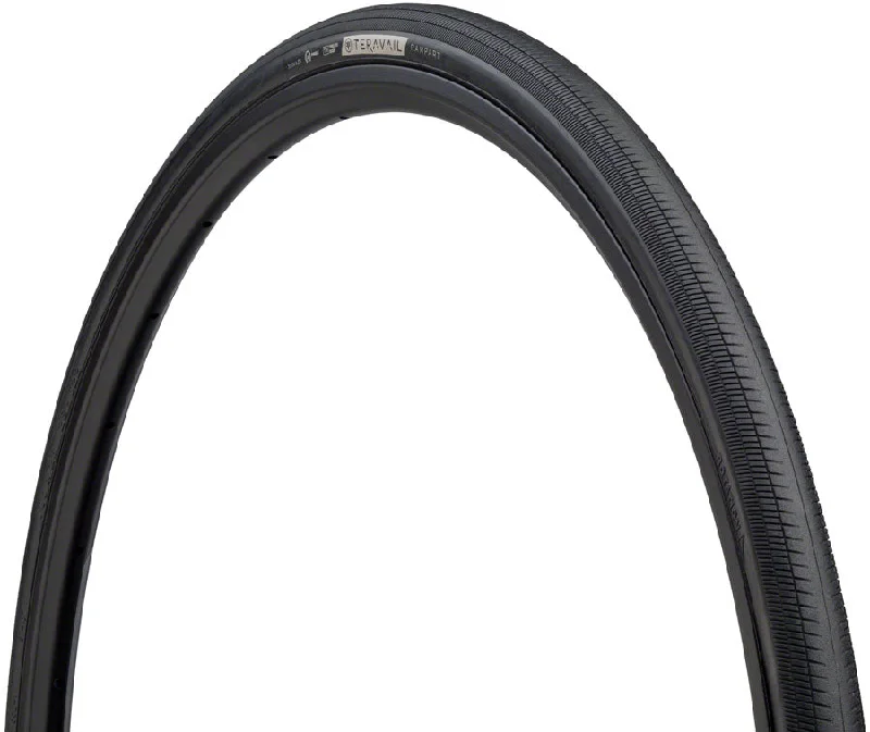 bike water holders for easy access-Teravail Rampart Tire - 700 x 32 Tubeless Folding BLK Durable Fast Compound