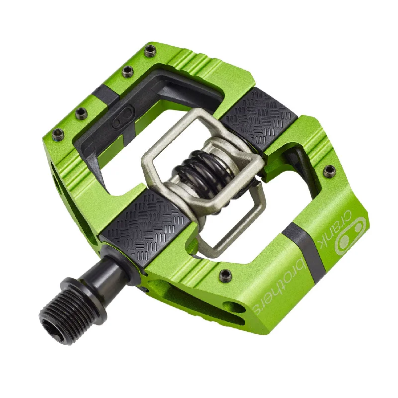 bike trainers for indoor cycling-Pedali Crank Brothers Mallet E Enduro - Verde