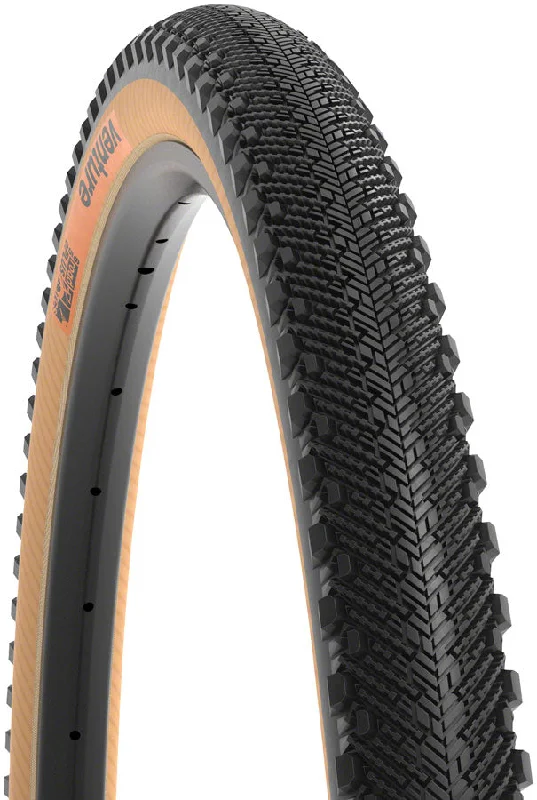 mountain bike tires for better grip-WTB Venture Tire - 700 x 40 TCS Tubeless Folding Black/Tan