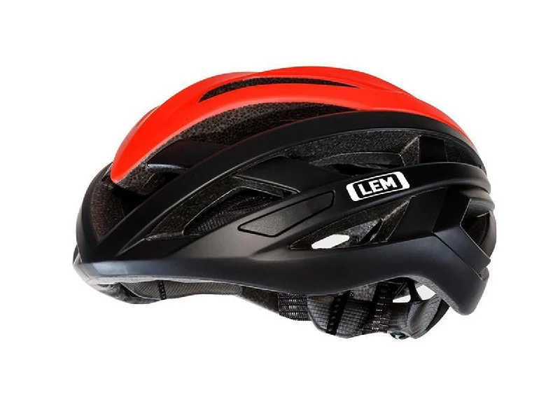 cycling ear warmers for winter protection-LEM Tailwind Road Bike Helmet - Red