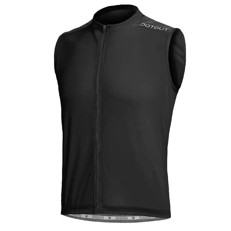 cycling face masks for cold weather-Maglia senza maniche Dotout Tour - Nero