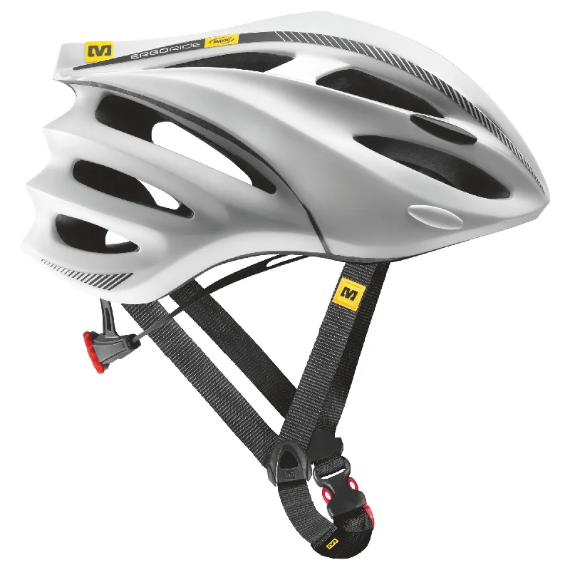 mountain bike tool kits for all-inclusive repairs-Mavic Syncro Road Helmet - White-Black