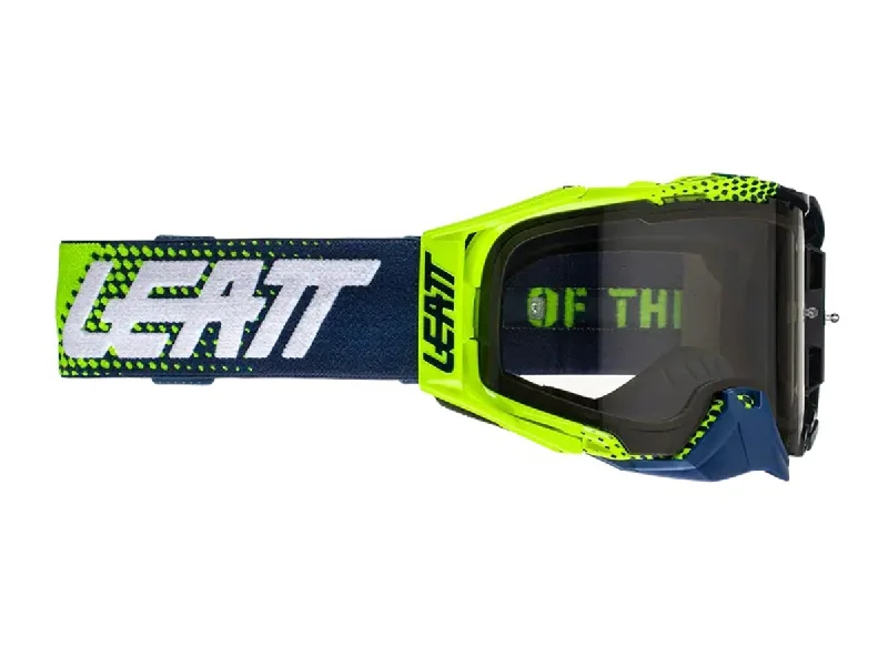 bike training tools for performance-Leatt Velocity 6.5 MTB Goggle - Lime-Blue - 2021