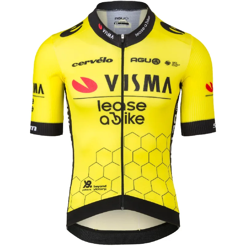 bicycle helmet covers for added warmth-Maglia Agu Team Visma Lease a bike 2024 Premium