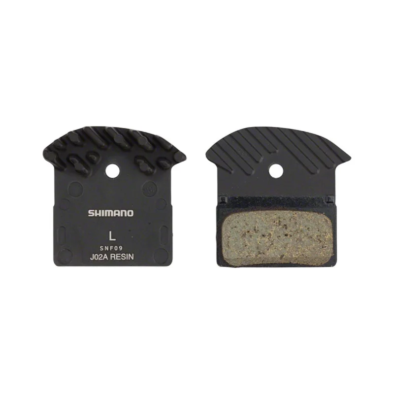 bicycle accessories for long rides-Shimano J02A Resin Disc Brake Pad and Spring for XTR M9020 / XT M8000 / SLX M675 Disc Brakes