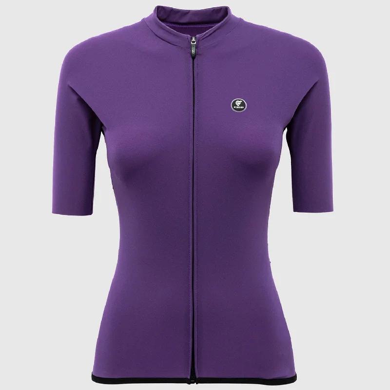 bike lights for illuminating dark roads-Maglia donna Pissei Primapelle - Viola