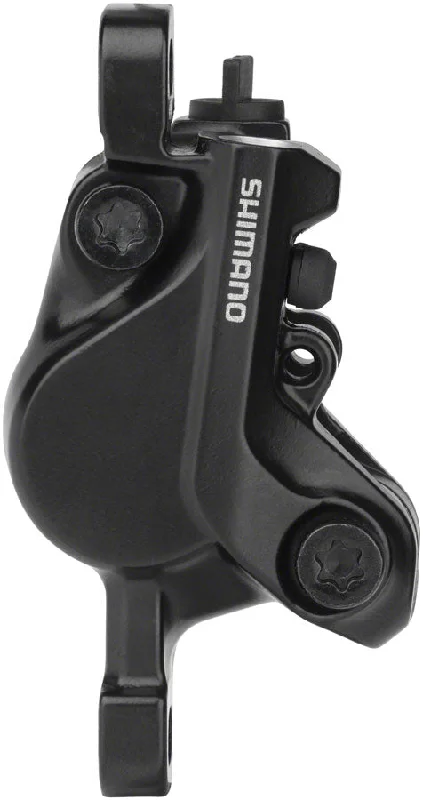 bike covers for outdoor protection-Shimano BR-MT500 Disc Brake Caliper - 2-piston Post Mount Resin Pads Front Rear BLK