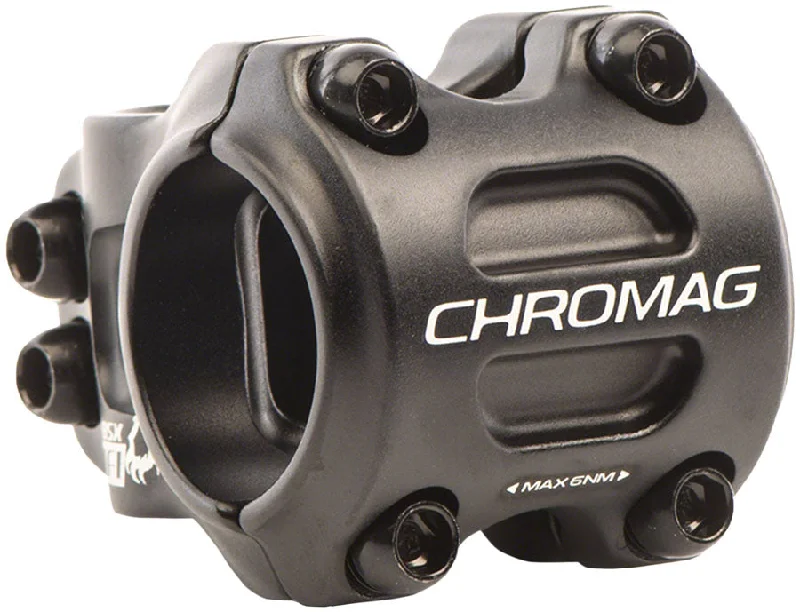 bike frames for custom builds-Chromag HIFI BSX Stem Diameter: 31.8mm Length: 31mm Steerer: 1-1/8 0° Black