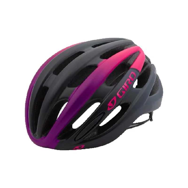 cycling windshields for front protection-Giro Saga Road Helmet - Womens - Matt Bright Pink-Black