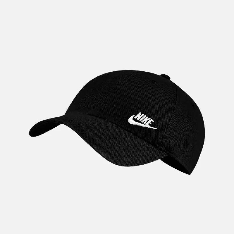 bike clothing for all-weather riding-Nike Sportswear Heritage86 Women's Cap -Black/White