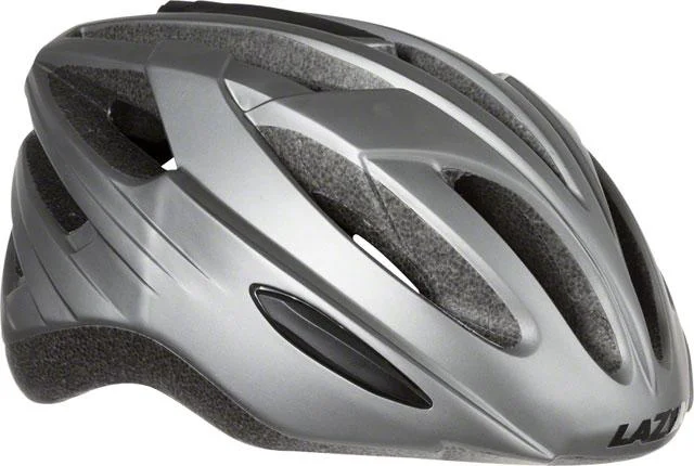 mountain bike tires for rocky terrain-Lazer Neon Road Helmet - Matt Titanium