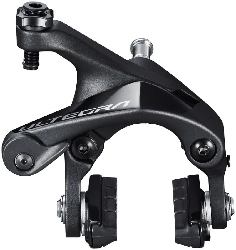 cycling toe covers for added warmth-Shimano Ultegra BR-R8100-F Road Caliper Brake - Front Dual Pivot Black