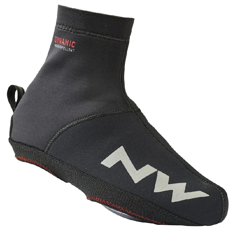 cycling booties for winter weather-Copriscarpe Northwave Dynamic Winter - Nero