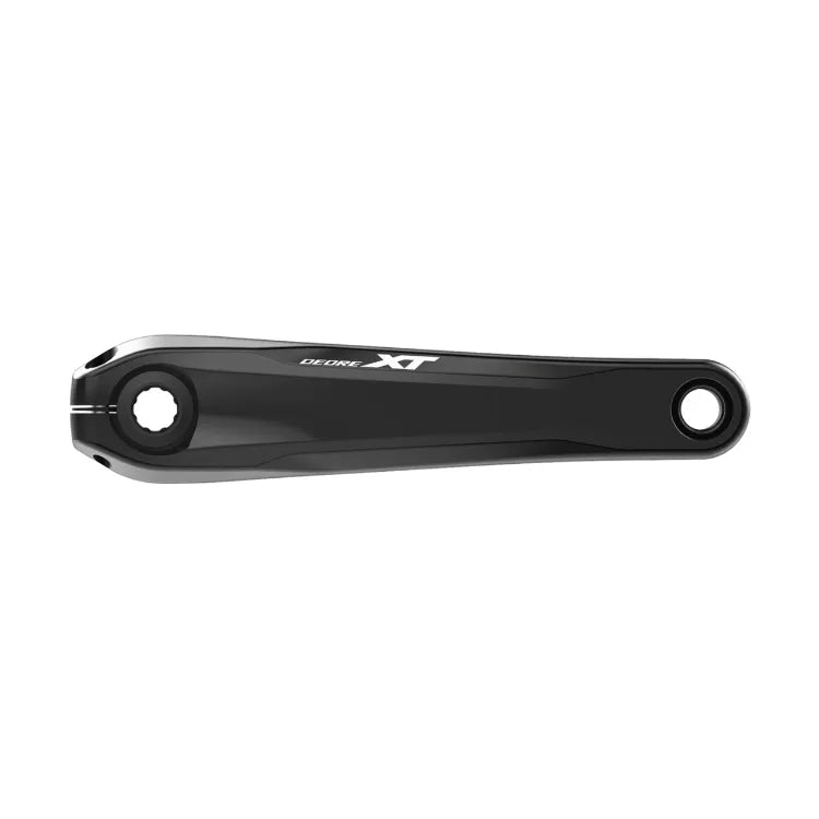 cycling weather protection gear for all seasons-Shimano M8150 Left Hand Crank Arm Unit - Black