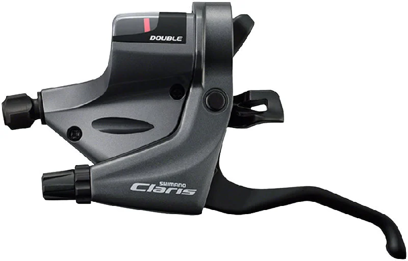 mountain bike clothing for durability-Shimano Claris ST-RS200 Flat Bar Shift/Brake Lever - Left 2 Speed