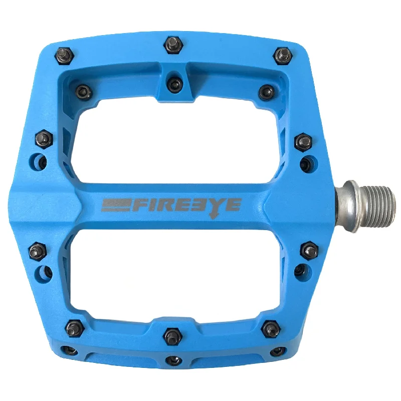 bike suspension systems for rough trails-Pedali Fireeye Skittlez - Blu