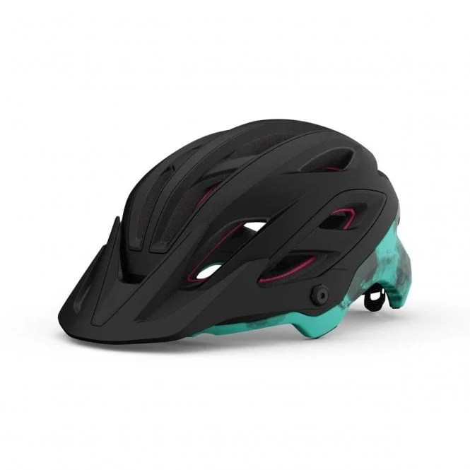 bike lights for safer commuting-Giro Merit Spherical MTB Helmet - Womens - Matt Black Ice Dye - 2022