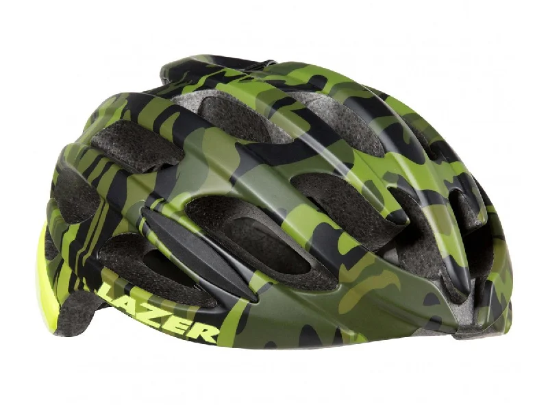 cycling shoes for performance-Lazer Blade Road Helmet - Matt Camo