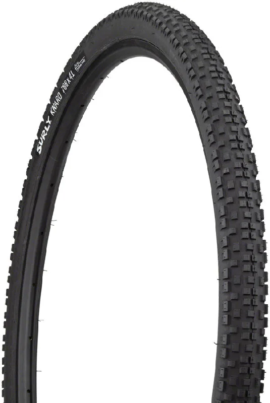 bike inner tubes for fast fixes-Surly Knard Tire - 700 x 41 Tubeless Folding Black 60tpi