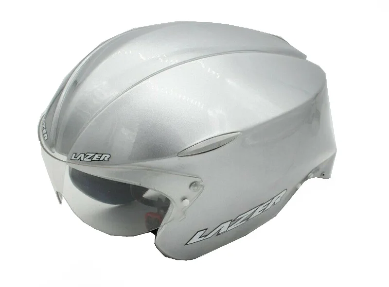 mountain bike helmets for ventilation-Lazer Chrono II Road Helmet - Gray