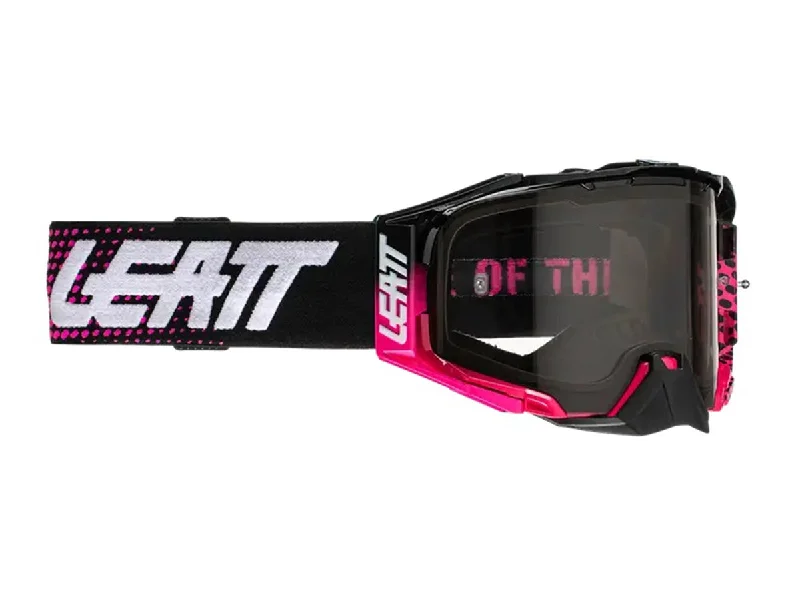 road bike tires for daily use-Leatt Velocity 6.5 MTB Goggle - Neon Pink - 2021