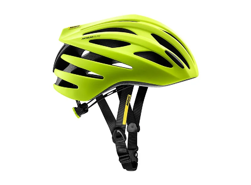 bike shoes for enhanced performance-Mavic Aksium Elite Helmet - Yellow-Black