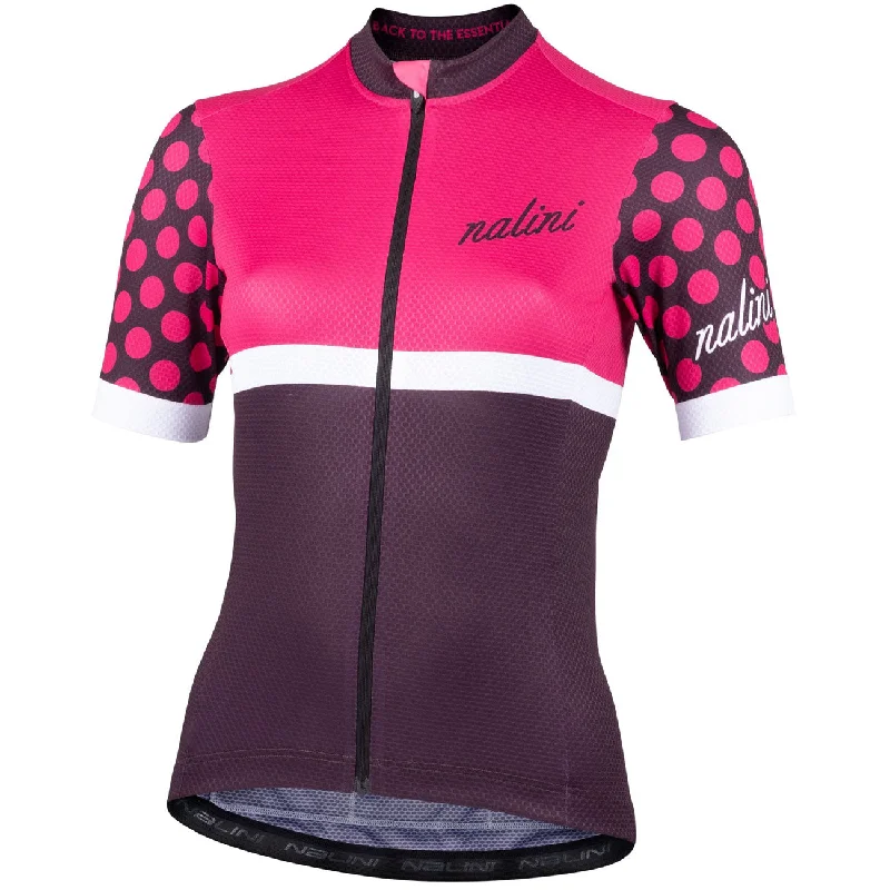 road bike helmets for aerodynamics-Maglia donna Nalini Solid - Rosa