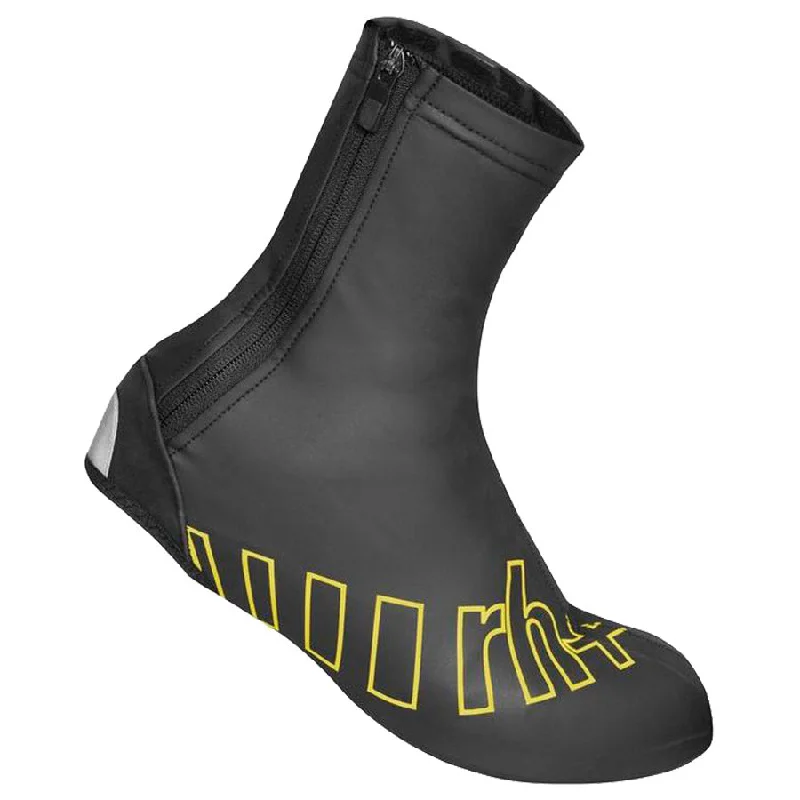 cycling winter gloves for warmth-Copriscarpe Rh+ Zero - Nero Giallo