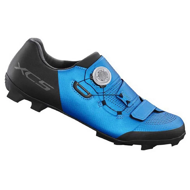 bike grips for all-day comfort-Scarpe Mtb Shimano XC502 - Blu