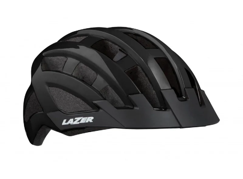 bicycle gloves for extra grip-Lazer Compact Commuter Helmet - Black - 2020