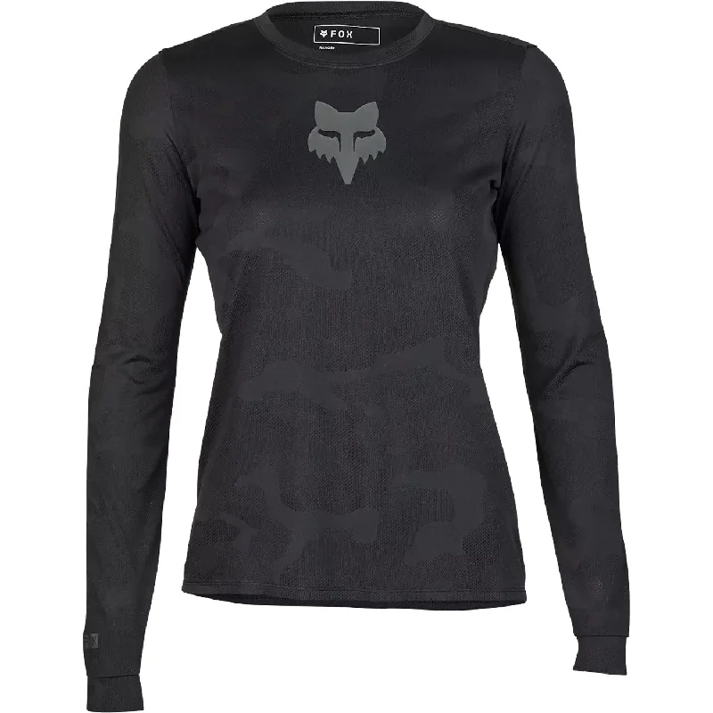 bike suspension systems for better shock absorption-Maglia maniche lunghe donna Fox Ranger TruDri - Nero