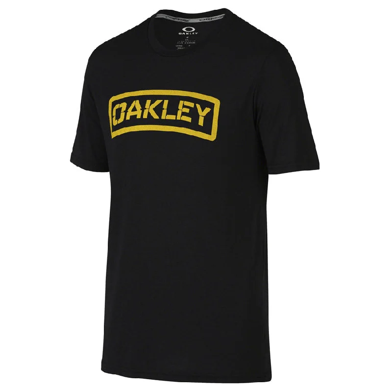 bike repair kits for outdoor use-T-Shirt Oakley O-Tab Tee - Nero