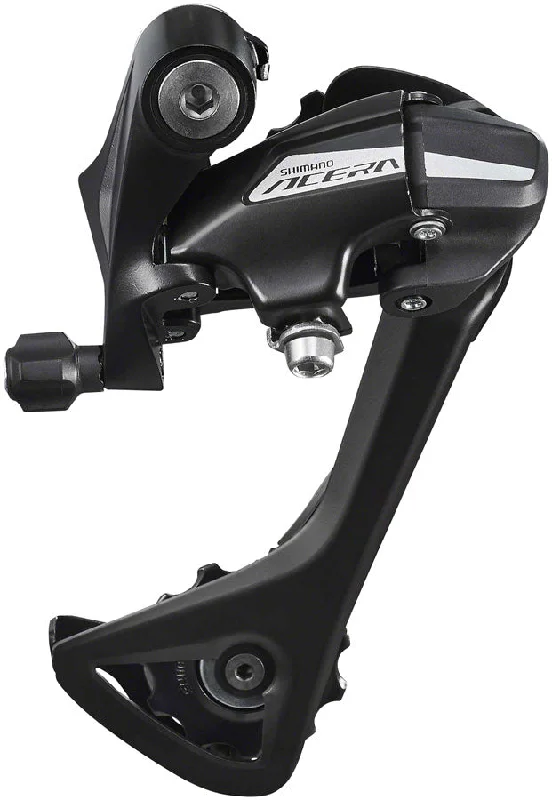 mountain bike tools for daily repairs-Shimano Acera RD-M3020-SGS Rear Derailleur - 7/8 Speed Long Cage Black