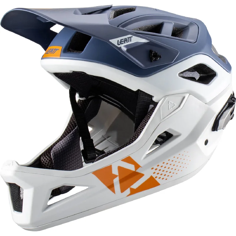 mountain bike frames for rugged use-Leatt MTB 3.0 Enduro Helmet - Steel - 2022