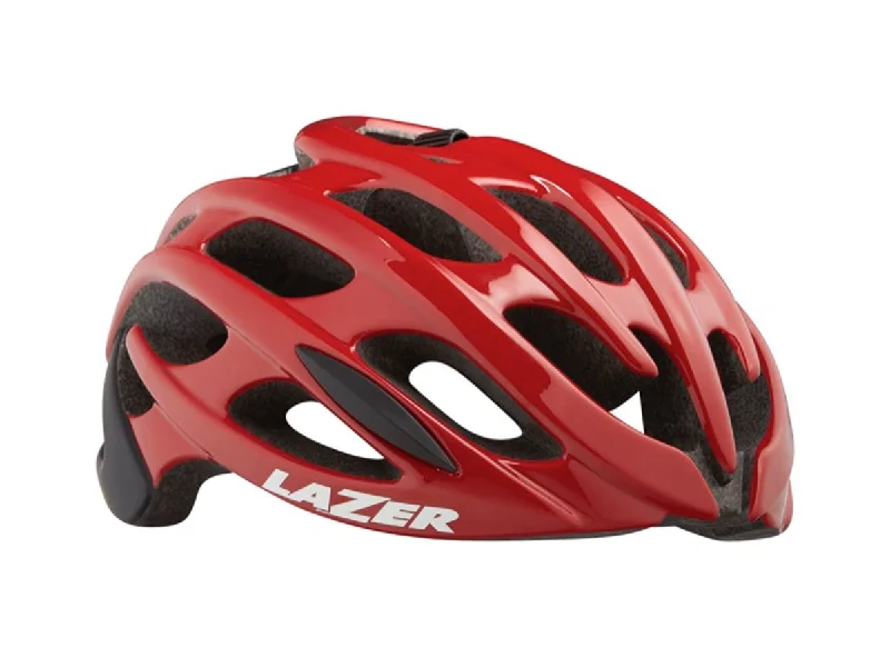 bike travel bags for protection-Lazer Blade+ Road Helmet - Red-Black