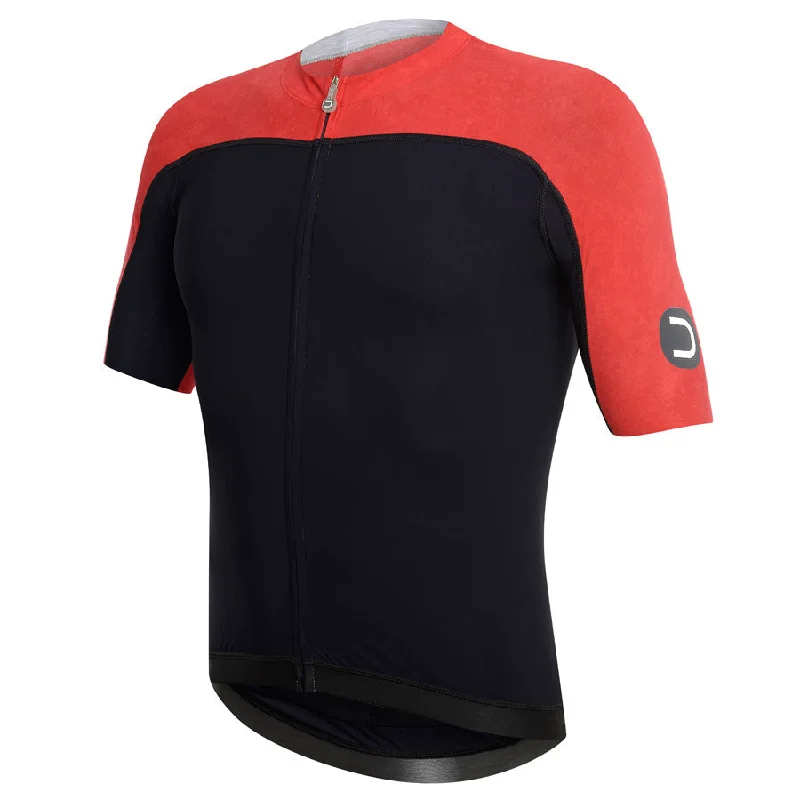 bike mudguards for protection-Maglia DotOut Skin 17 - Nero Rosso