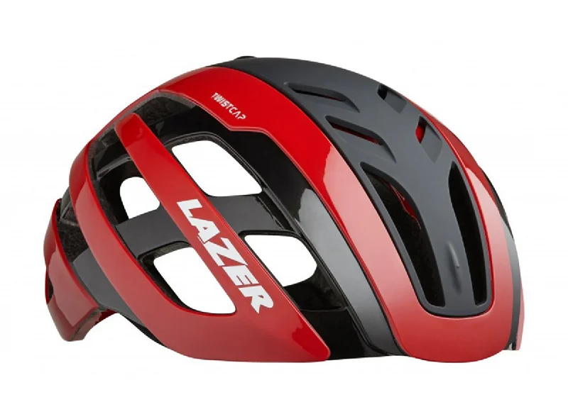 bike travel accessories for convenience-Lazer Century Road Helmet - Red Black - 2020