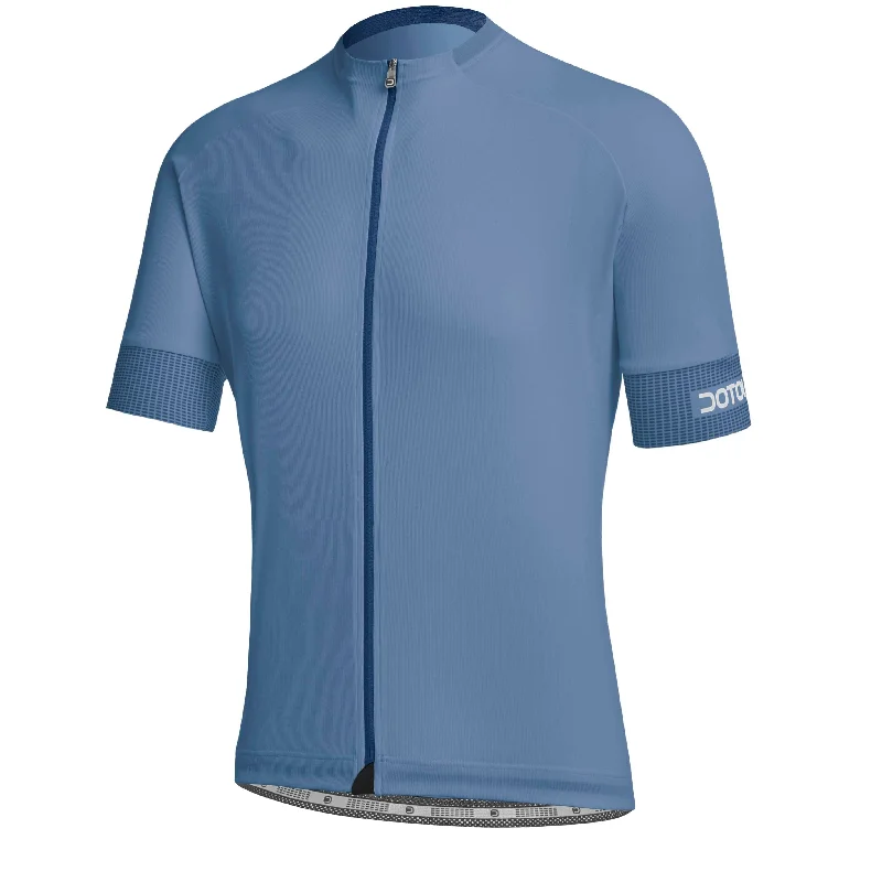 cycling gloves for men-Maglia Dotout Tour - Azzurro