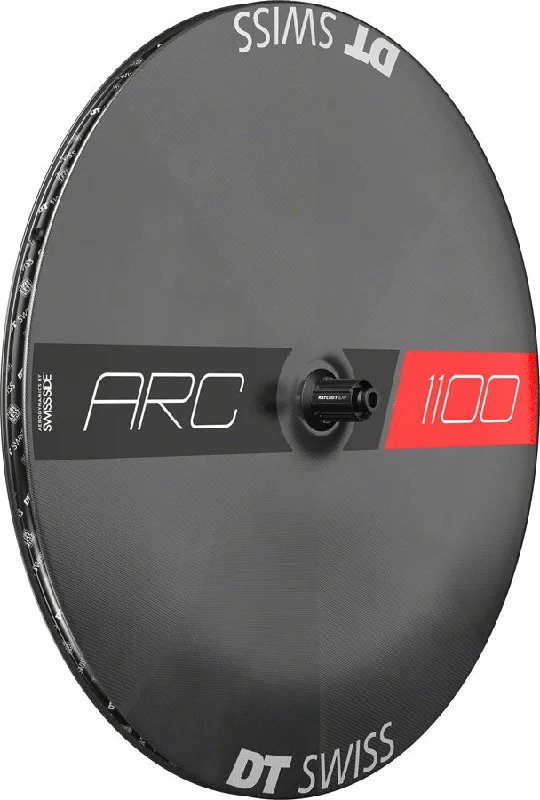 mountain bike accessories-DT Swiss ARC 1100 DiCut Aero Disc Rear Wheel - 700 12 x 142mm Center-Lock HG 11 Road/XDR BLK