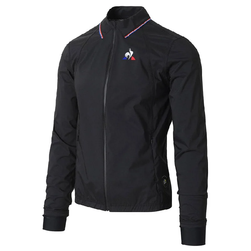 bike chain tools for on-the-go repairs-Mantellina Le Coq Sportif Pro Windbreaker - Nero