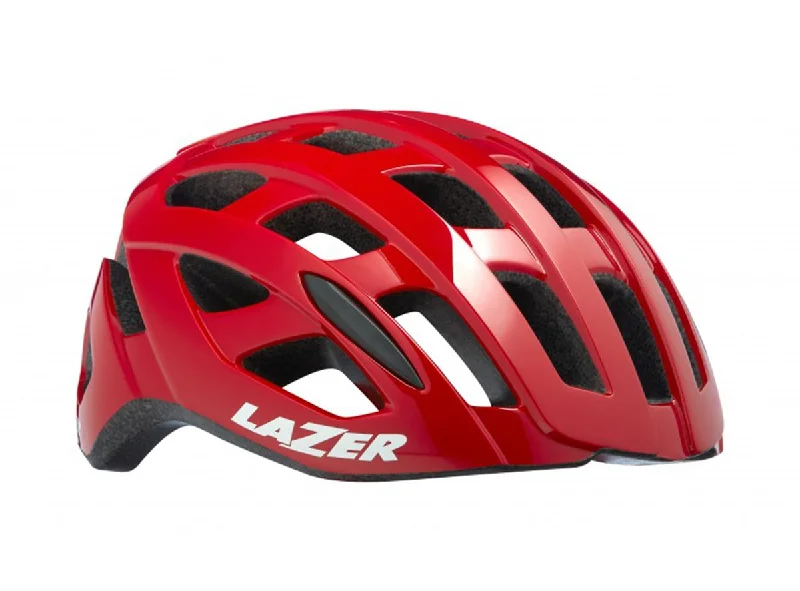 bike brakes for safe stopping-Lazer Tonic Helmet - Red - 2020