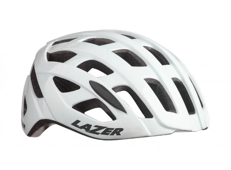 mountain bike pedals for better grip-Lazer Tonic Helmet - White - 2020