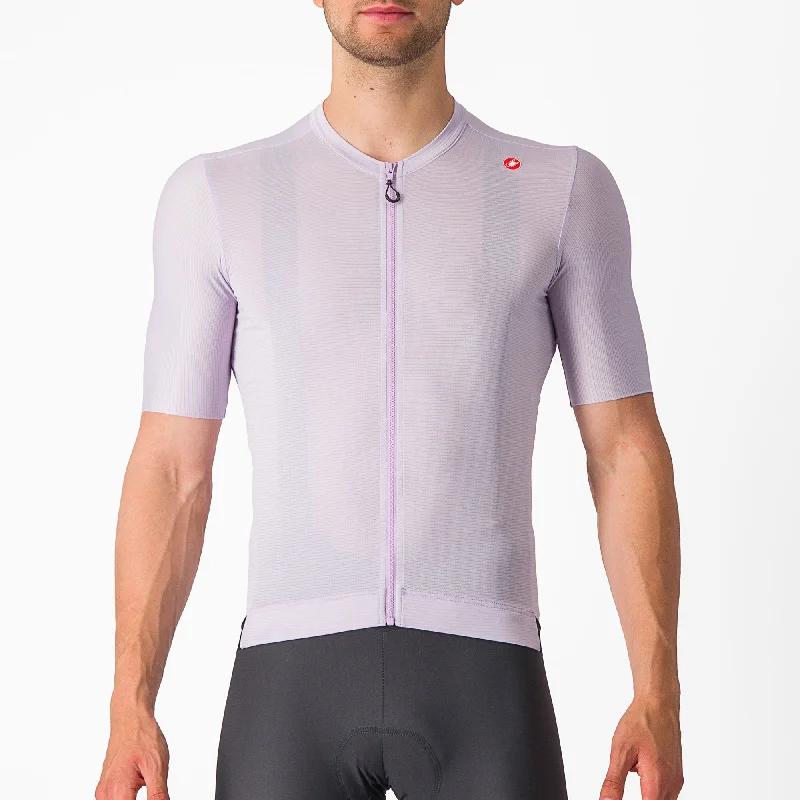 cycling wind jackets for added protection-Maglia Castelli Espresso - Lilla