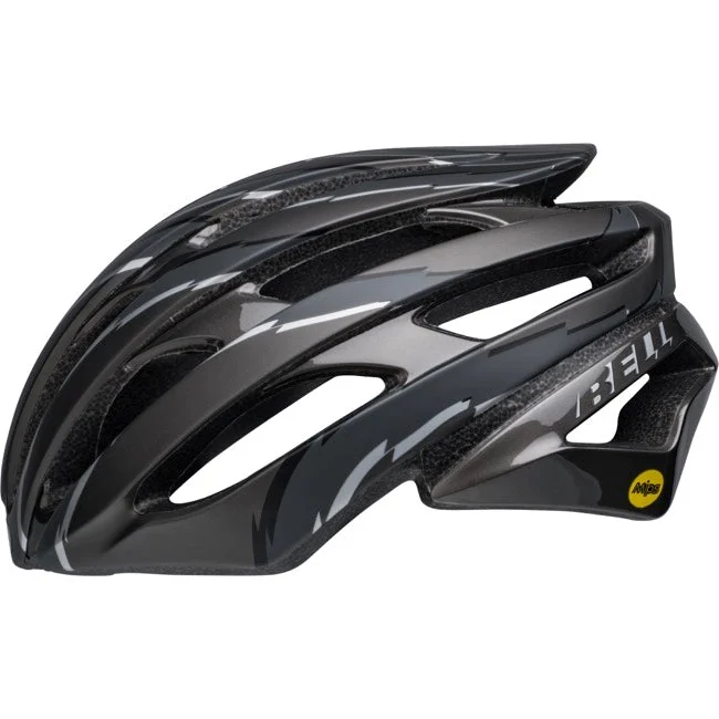 bike accessories for convenience-Bell Stratus MIPS Road Helmet - Matt Gloss Titanium