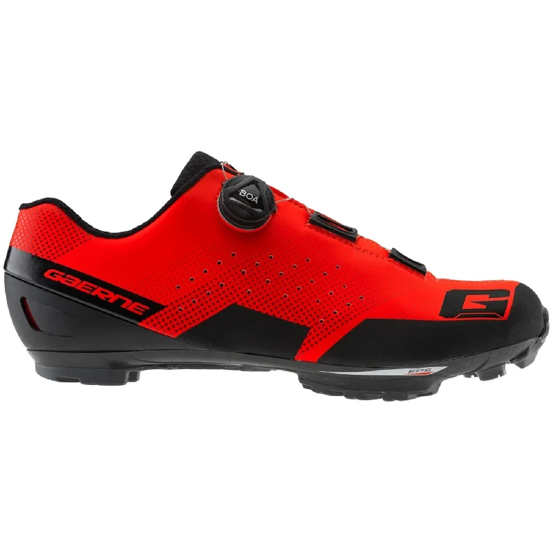 bike lights for night-time safety-Scarpe Mtb Gaerne Carbon G.Hurricane - Rosso opaco