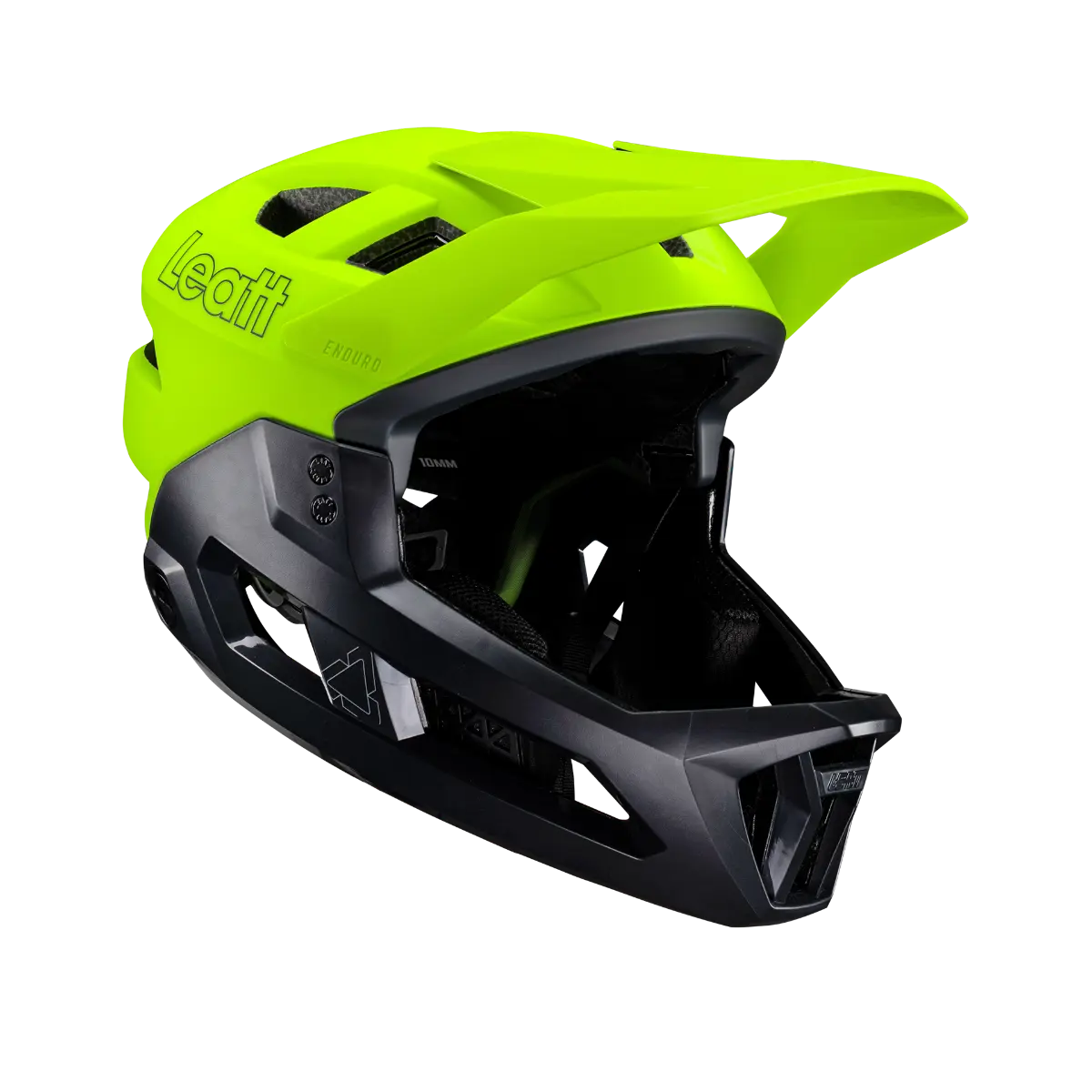 bicycle pedals for easy mounting-Leatt MTB Enduro 2.0 Full Face Helmet - Lime - 2024